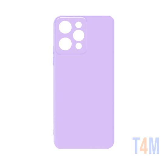 Capa de Silicone com Moldura de Câmera para Xiaomi Redmi 12 Roxo